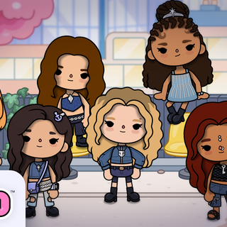 Toca Boca dress up wallpaper