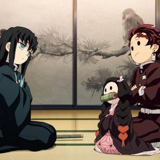 Muichiro x Tanjiro wallpaper