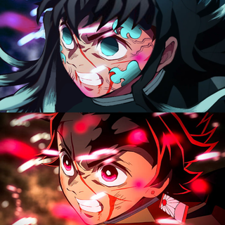 Muichiro x Tanjiro wallpaper