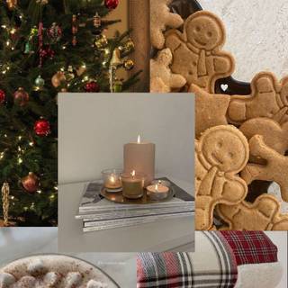 Clean girl Christmas wallpaper