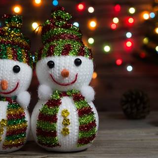 Christmas lights Macbook wallpaper