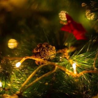 Christmas lights Macbook wallpaper