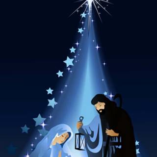 Christmas Jesus born wallpaper