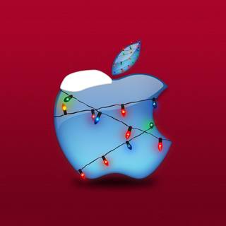 Christmas lights Macbook wallpaper