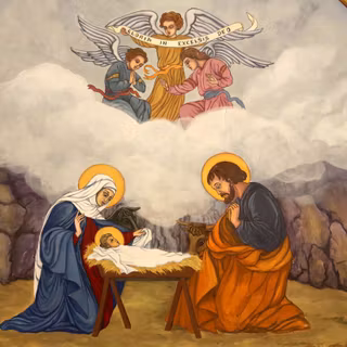 Christmas Jesus born wallpaper