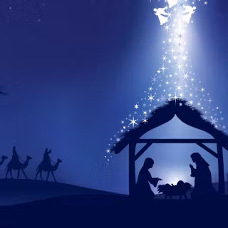 Christmas Jesus born wallpaper