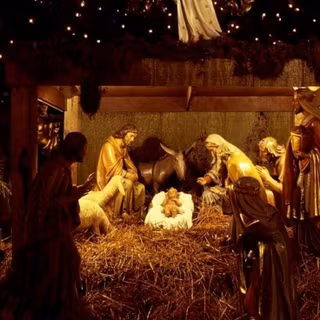 Christmas Jesus born wallpaper
