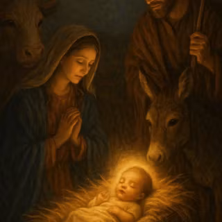 Christmas Jesus born wallpaper