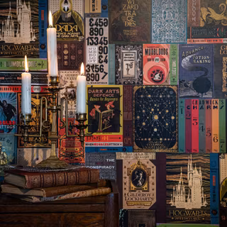 Harry Potter aesthetic desktop collage wallpaper