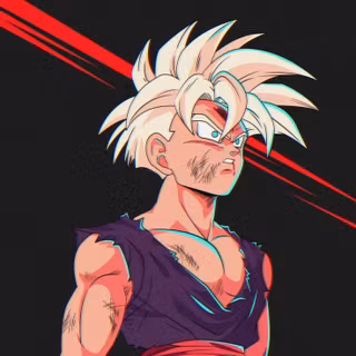 Kid Gohan phone wallpaper