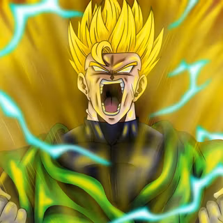 Gohan green outfit wallpaper