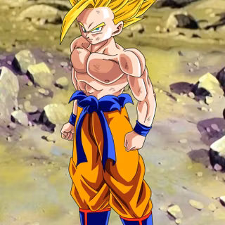 Kid Gohan phone wallpaper