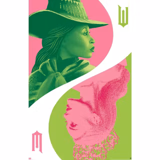 Elphaba and Glinda animated wallpaper