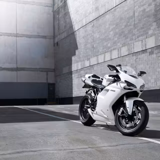 White bike wallpaper