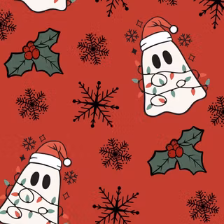 Christmas ghost wallpaper