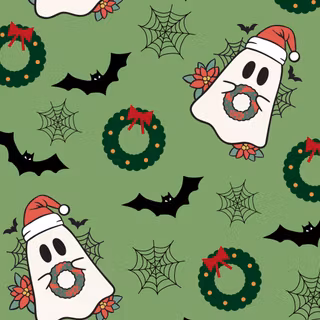 Christmas ghost wallpaper