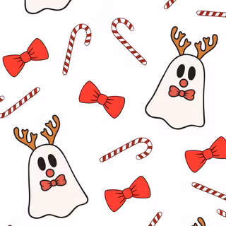Christmas ghost wallpaper