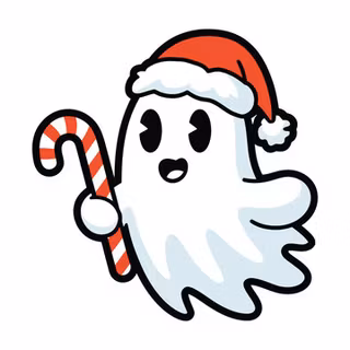 Christmas ghost wallpaper