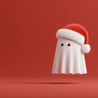 Christmas ghost wallpaper