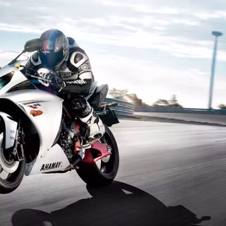 White bike wallpaper