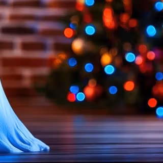 Christmas ghost wallpaper