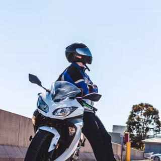 White bike wallpaper