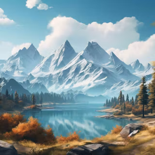 Bob Ross painting wallpaper