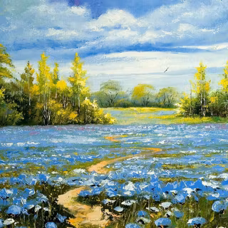 Bob Ross painting wallpaper