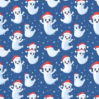 Christmas ghost wallpaper