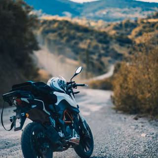 White bike wallpaper