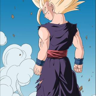 Gohan Super Hero Render wallpaper