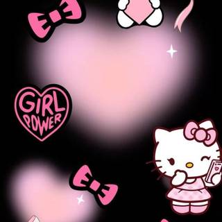 Baddie Hello Kitty iPhone wallpaper