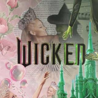 Wicked movie collage wallpaper