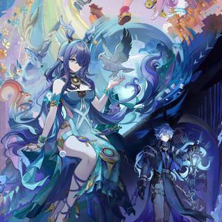 Aino Genshin Impact wallpaper