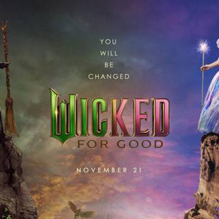 Wicked movie collage wallpaper