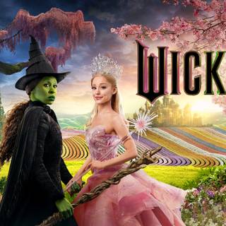 Wicked movie collage wallpaper