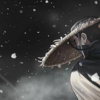 Snow samurai wallpaper