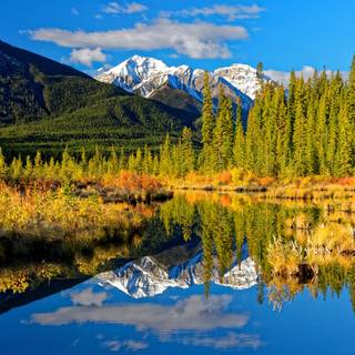 Canada mountain autumn wallpaper