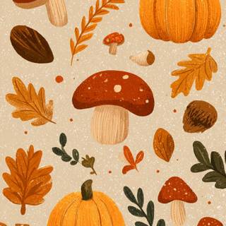 Cozy autumn 2k wallpaper