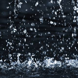 Autumn rain laptop wallpaper