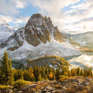 Canada mountain autumn wallpaper