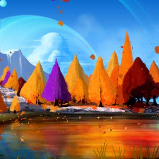 2560x1440 autumn orange wallpaper