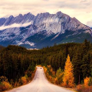Canada mountain autumn wallpaper