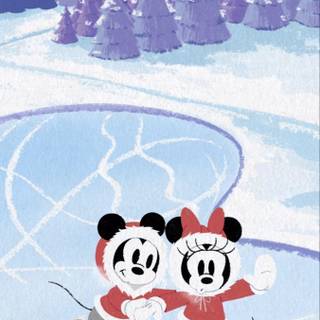 Winter Christmas Disney wallpaper
