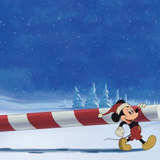 Winter Christmas Disney wallpaper