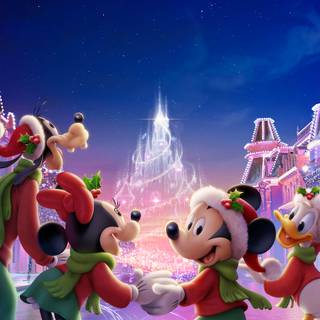 Winter Christmas Disney wallpaper