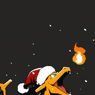 Charizard Christmas wallpaper