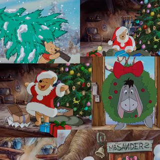 Winter Christmas Disney wallpaper