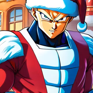 Vegeta Christmas wallpaper