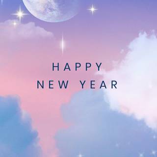 Kawaii Happy New Year wallpaper